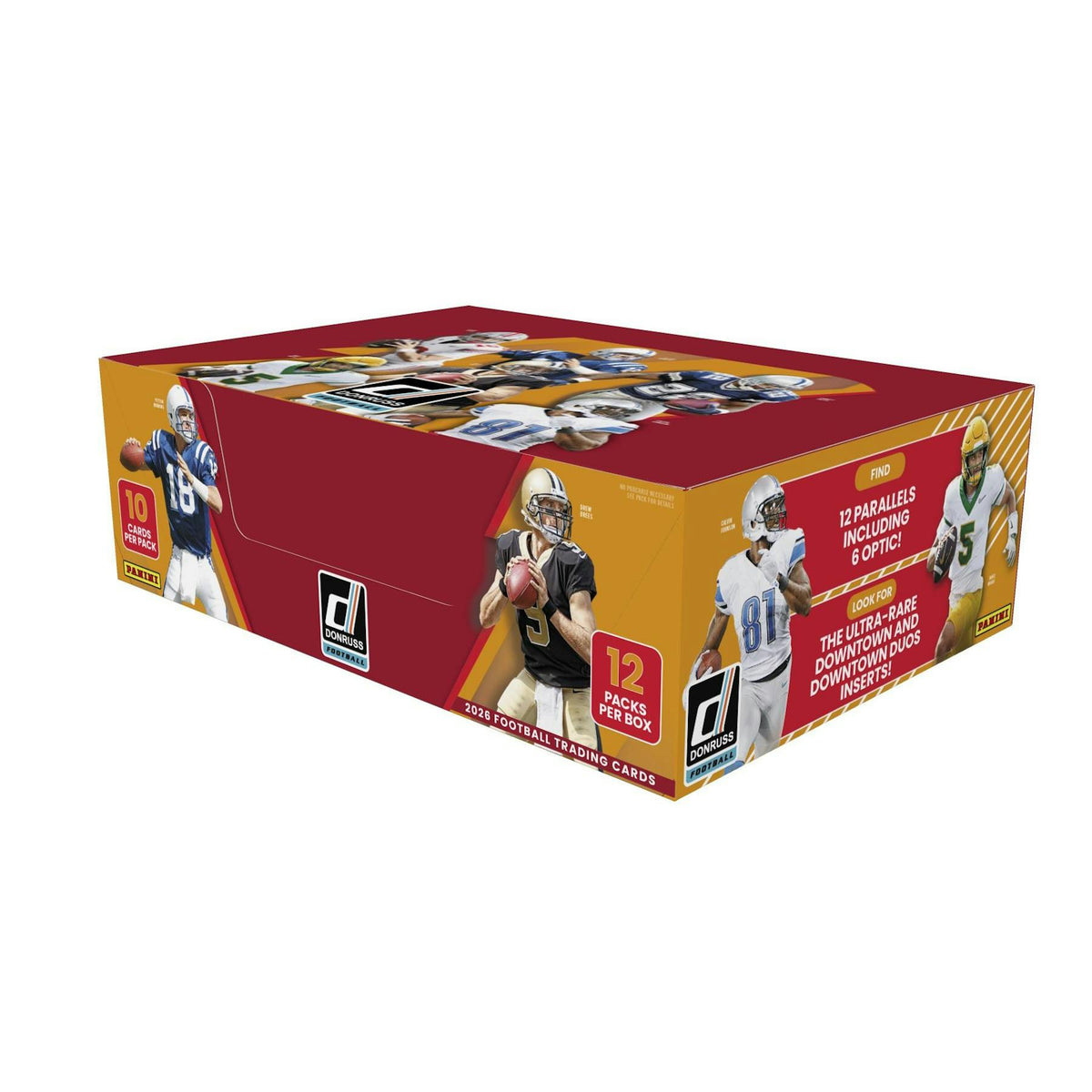 2026 Panini Donruss Football Hobby 12-Box Case (Presell)