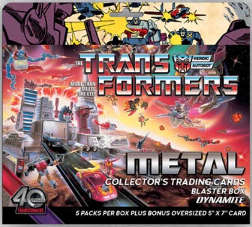 2026 Dynamite Transformers Metal Blaster Box (Presell)