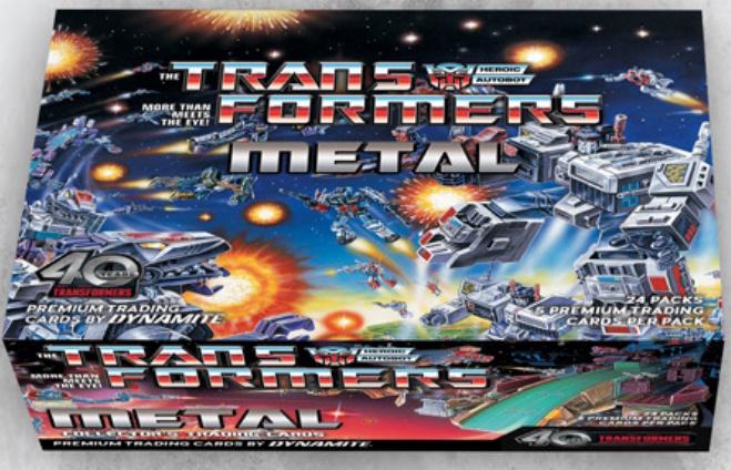 2026 Dynamite Transformers Metal Collector 12-Box Case (Presell)