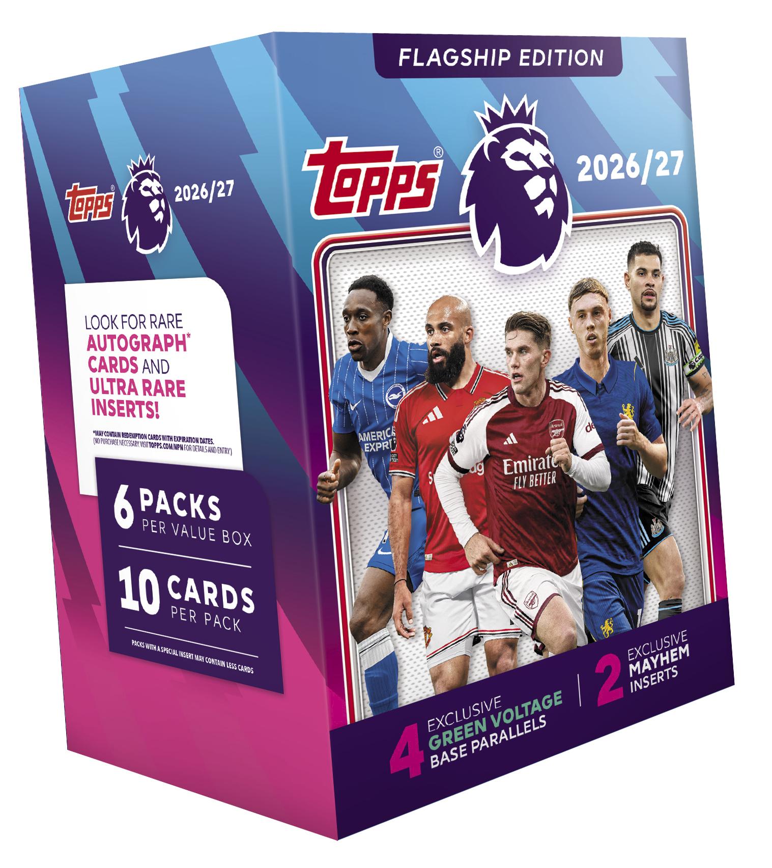 2026/27 Topps Premier League EPL Soccer Blaster 40-Box Case (Presell)