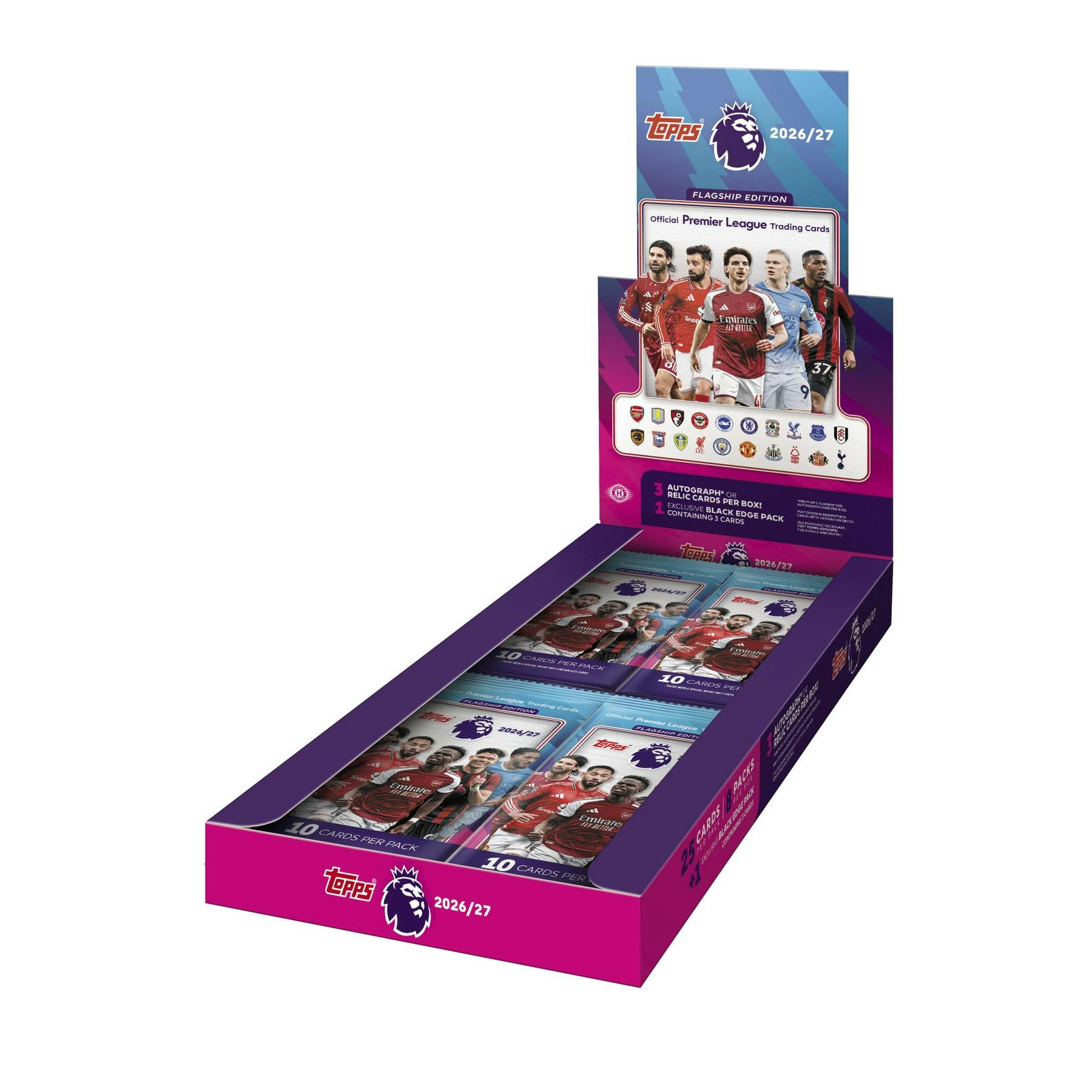2026/27 Topps Premier League EPL Soccer Hobby 12-Box Case (Presell)