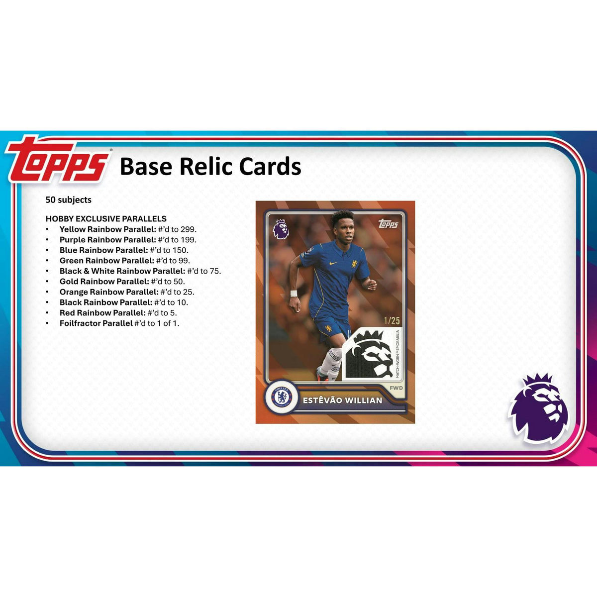 2026/27 Topps Premier League EPL Soccer Hobby Box (Presell)