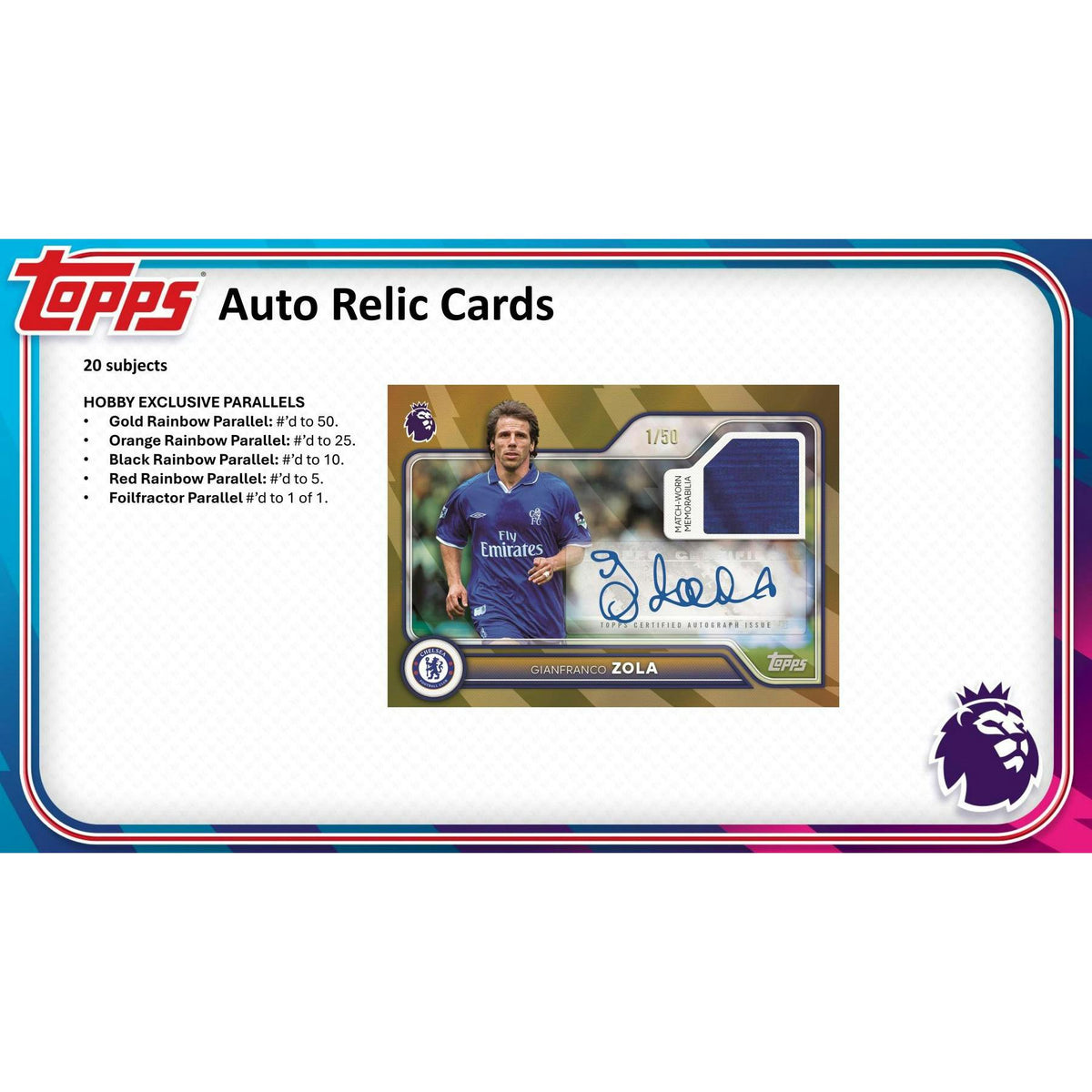 2026/27 Topps Premier League EPL Soccer Hobby 12-Box Case (Presell)