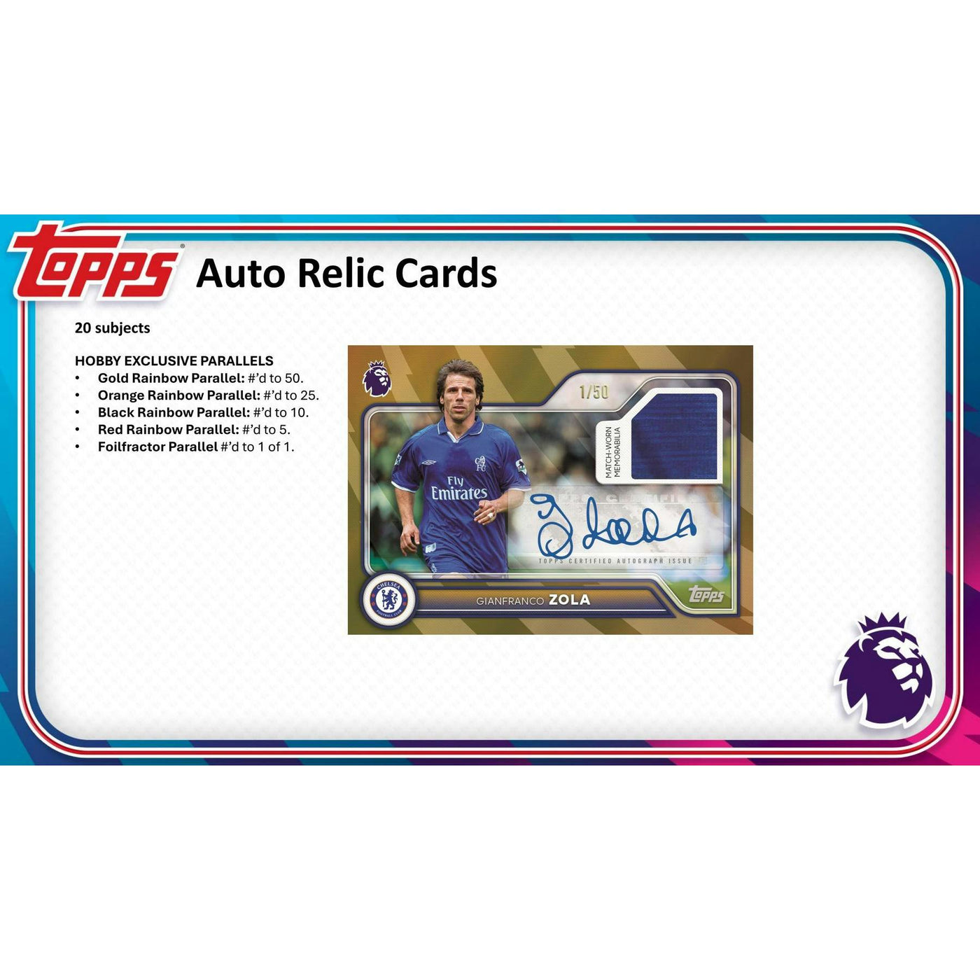 2026/27 Topps Premier League EPL Soccer Hobby Box (Presell)