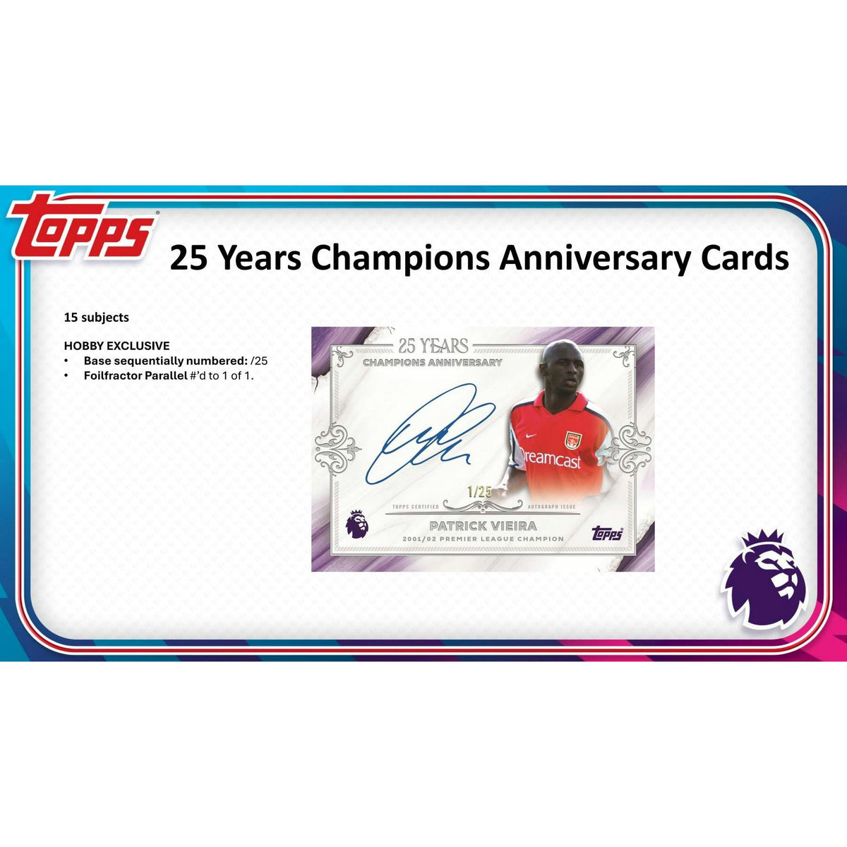 2026/27 Topps Premier League EPL Soccer Hobby Box (Presell)
