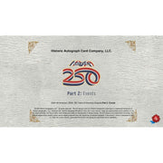 2026 Historic Autographs America's 250th Anniversary Part 2: Events Hobby Box