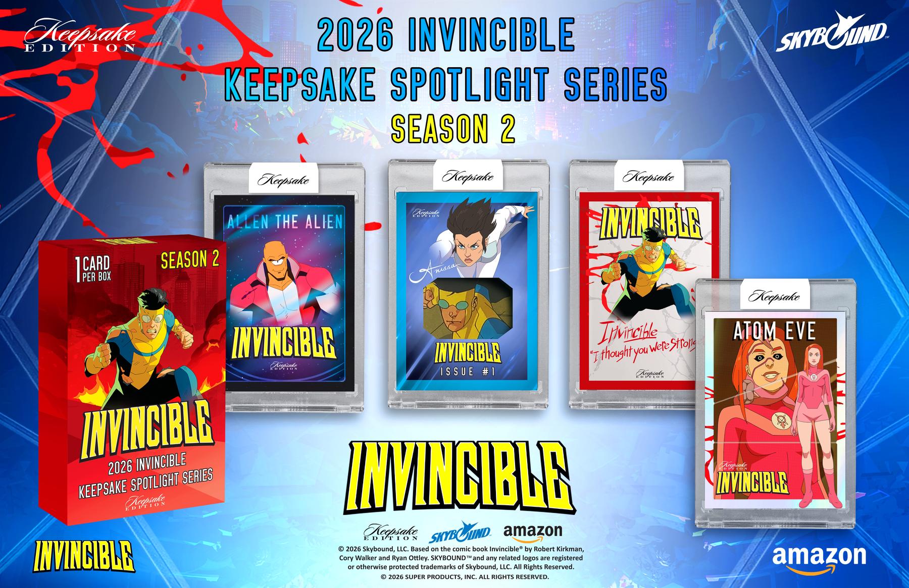 2026 Keepsake Invincible Season 2 Spotlight Series Hobby Box (Presell)