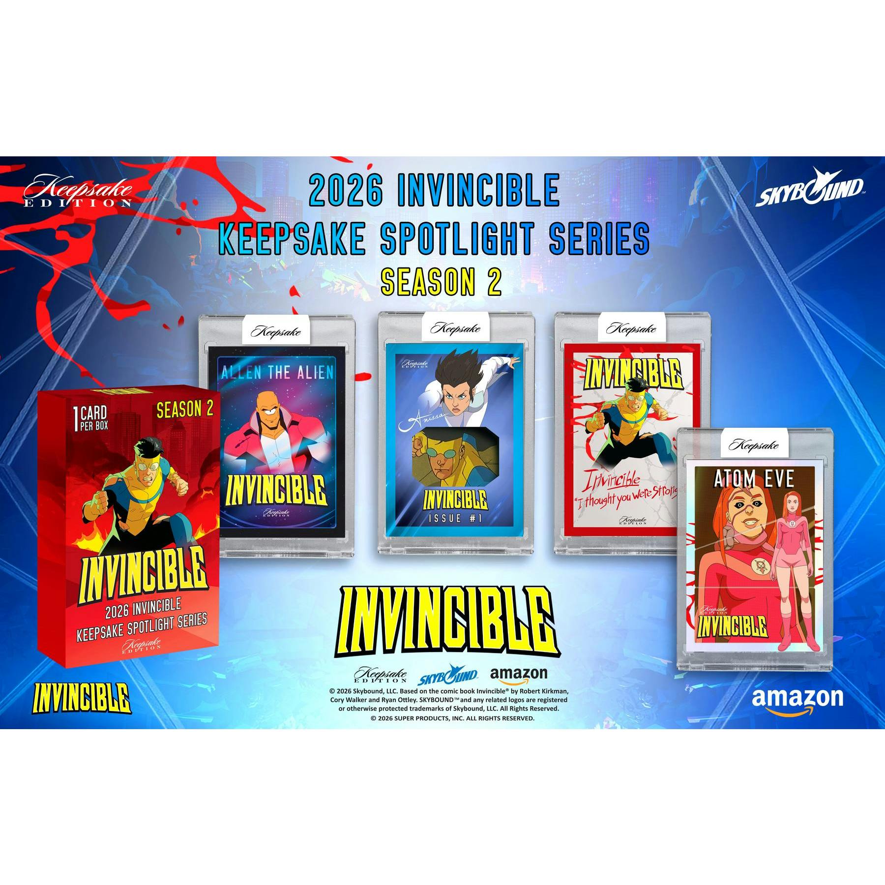 2026 Keepsake Invincible Season 2 Spotlight Series Hobby Box (Presell)