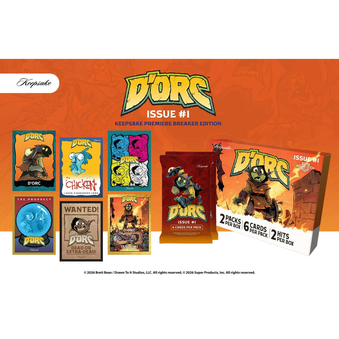 2026 Keepsake D'Orc Issue #1 Keepsake Premiere Breaker Box (Presell)