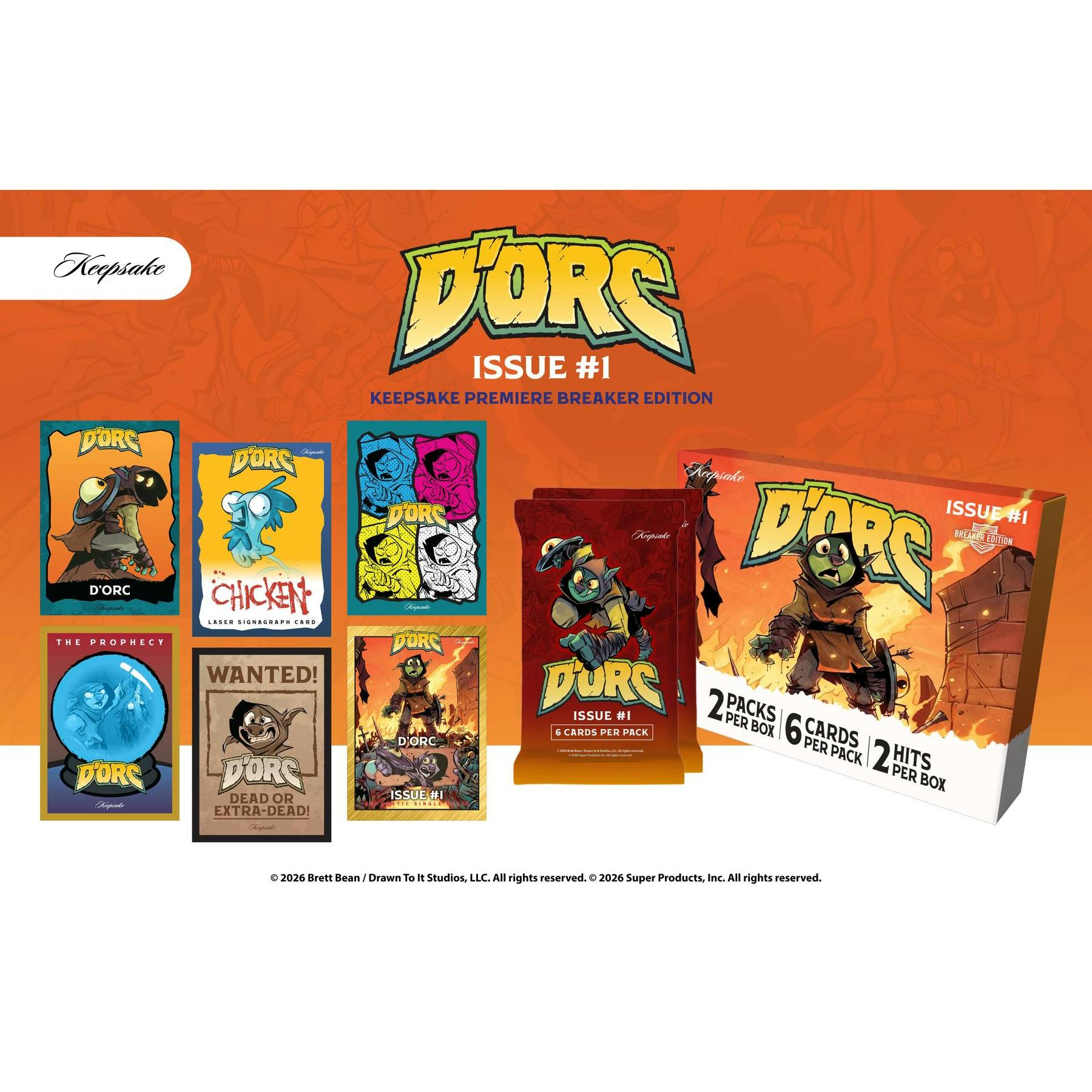 2026 Keepsake D'Orc Issue #1 Keepsake Premiere Breaker Box (Presell)