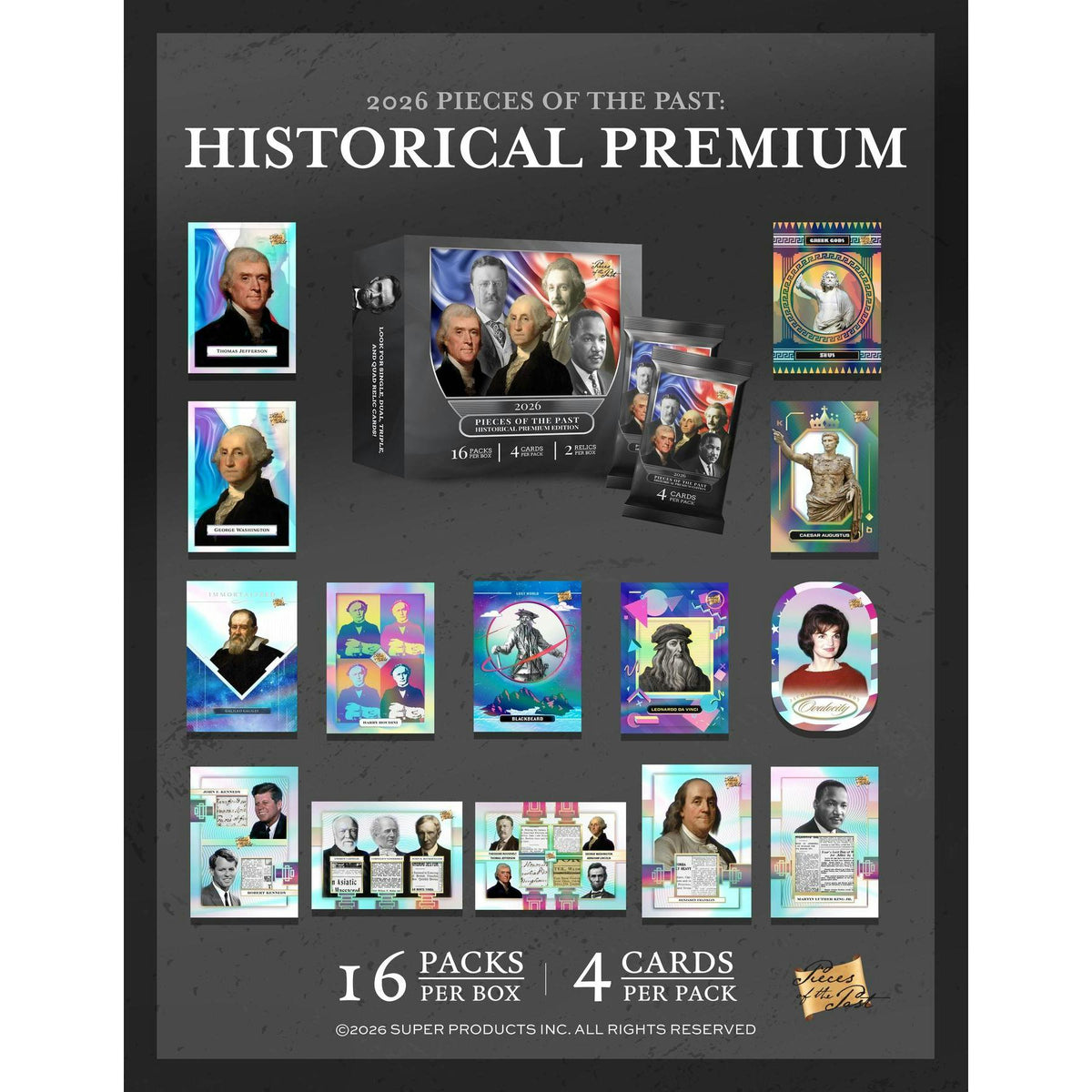 2026 Keepsake Pieces of the Past Historical Premium Edition Hobby Box