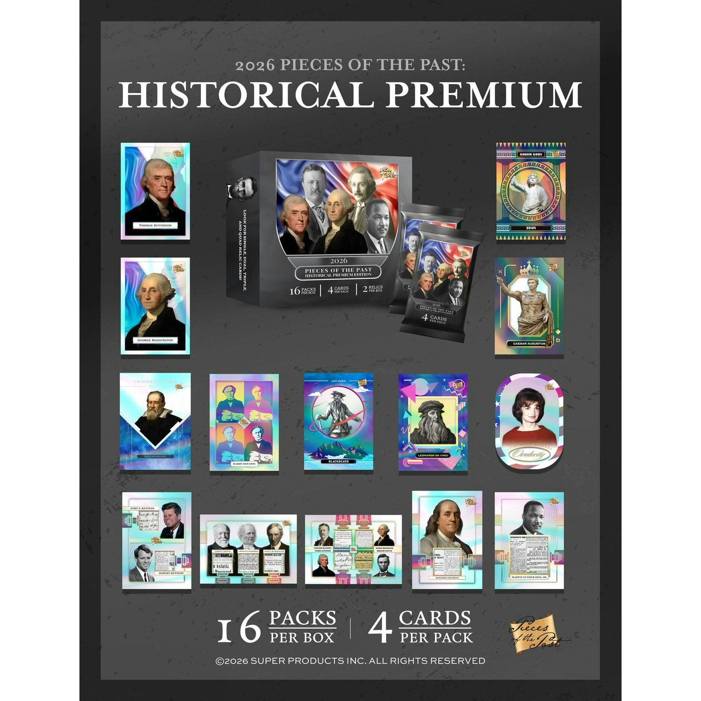 2026 Keepsake Pieces of the Past Historical Premium Edition Hobby 10-Box Case