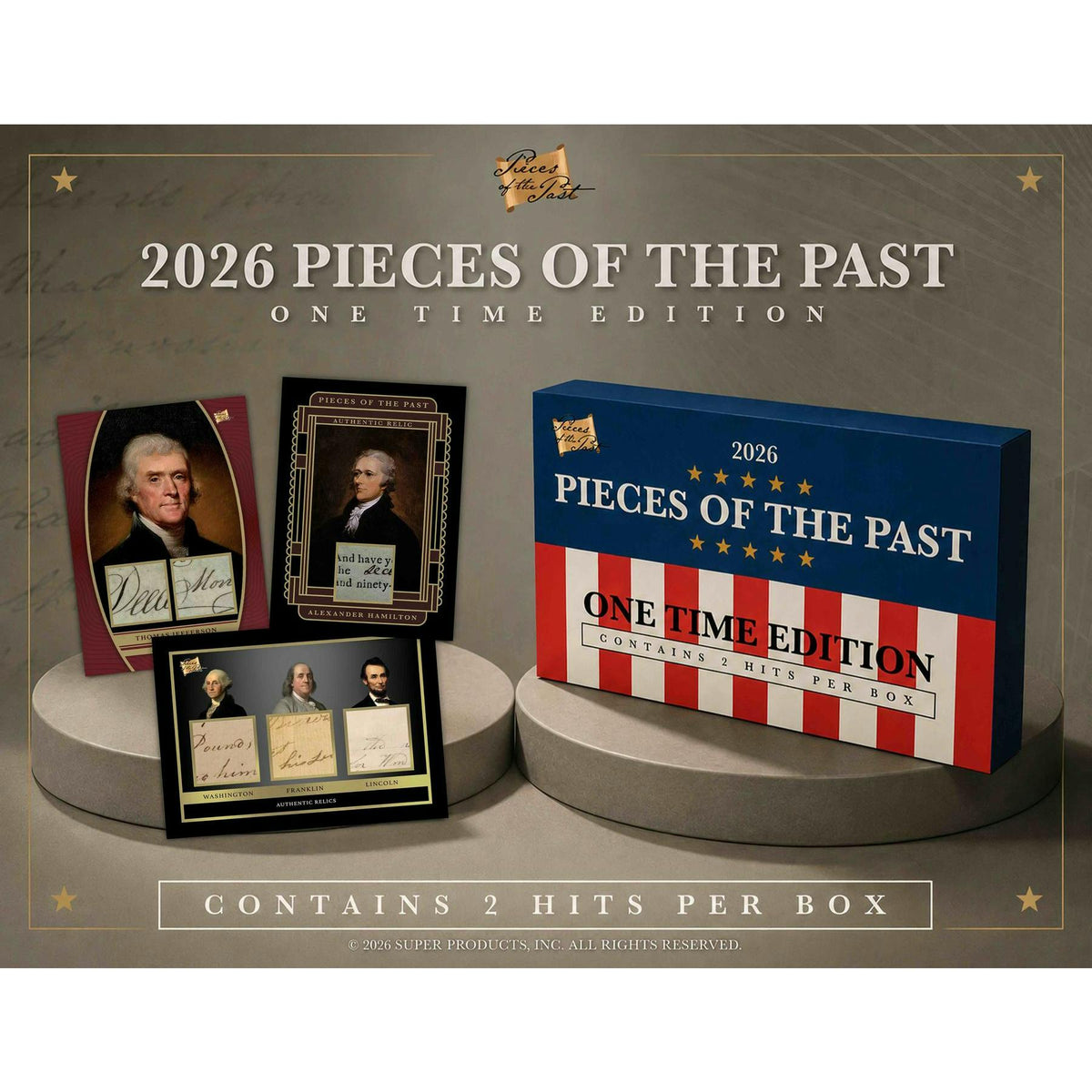 2026 Keepsake Pieces of the Past One Time Edition Series 2 Hobby 10-Box Case (Presell)