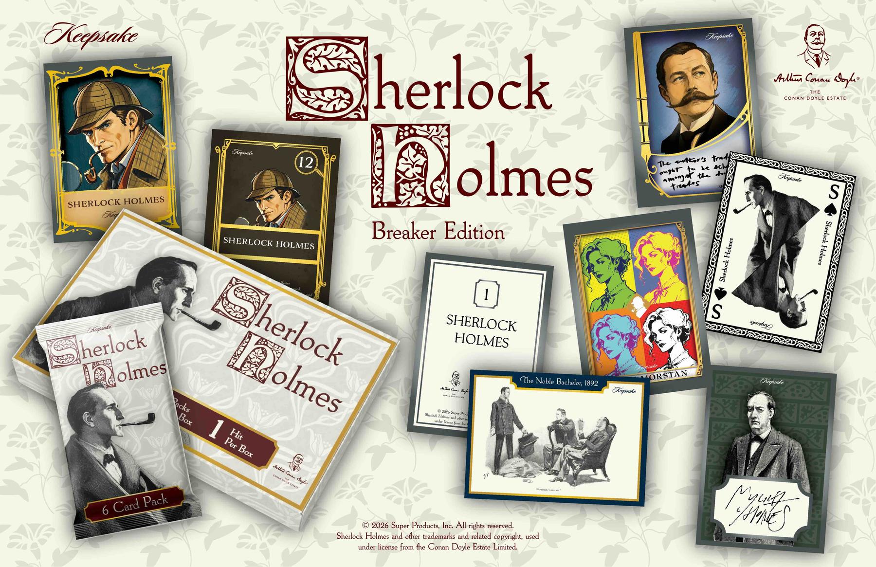 2026 Keepsake Sherlock Holmes Premiere Breaker Box (Presell)