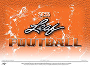 2026 Leaf Football Hobby 10-Box Case (Presell)