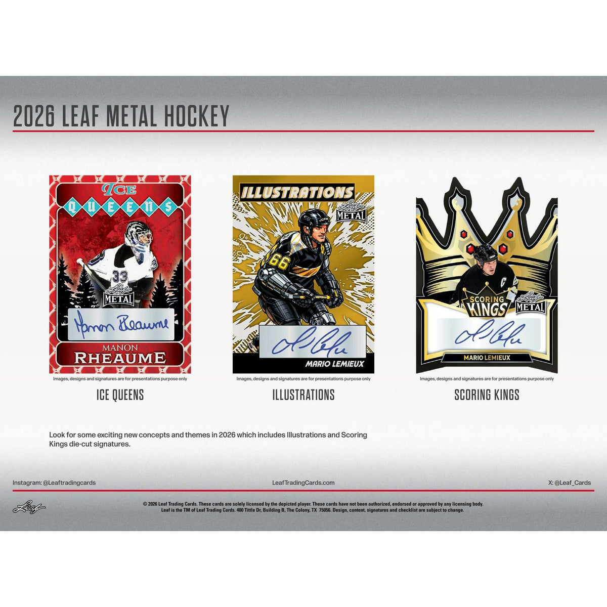 2026 Leaf Metal Hockey Hobby Box