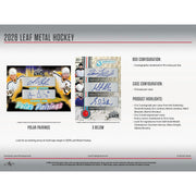 2026 Leaf Metal Hockey Hobby 12-Box Case