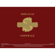 2026 Leaf Spectacular Football Hobby Box