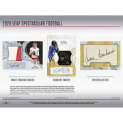 2026 Leaf Spectacular Football Hobby 3-Box Case