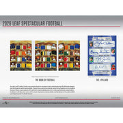 2026 Leaf Spectacular Football Hobby 3-Box Case