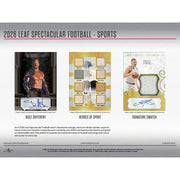 2026 Leaf Spectacular Football Hobby 3-Box Case