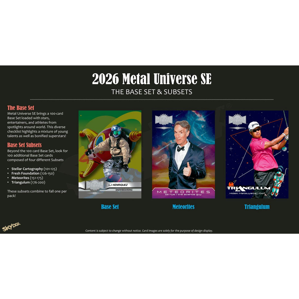 2026 Upper Deck Metal Universe SE Hobby Box (Presell)
