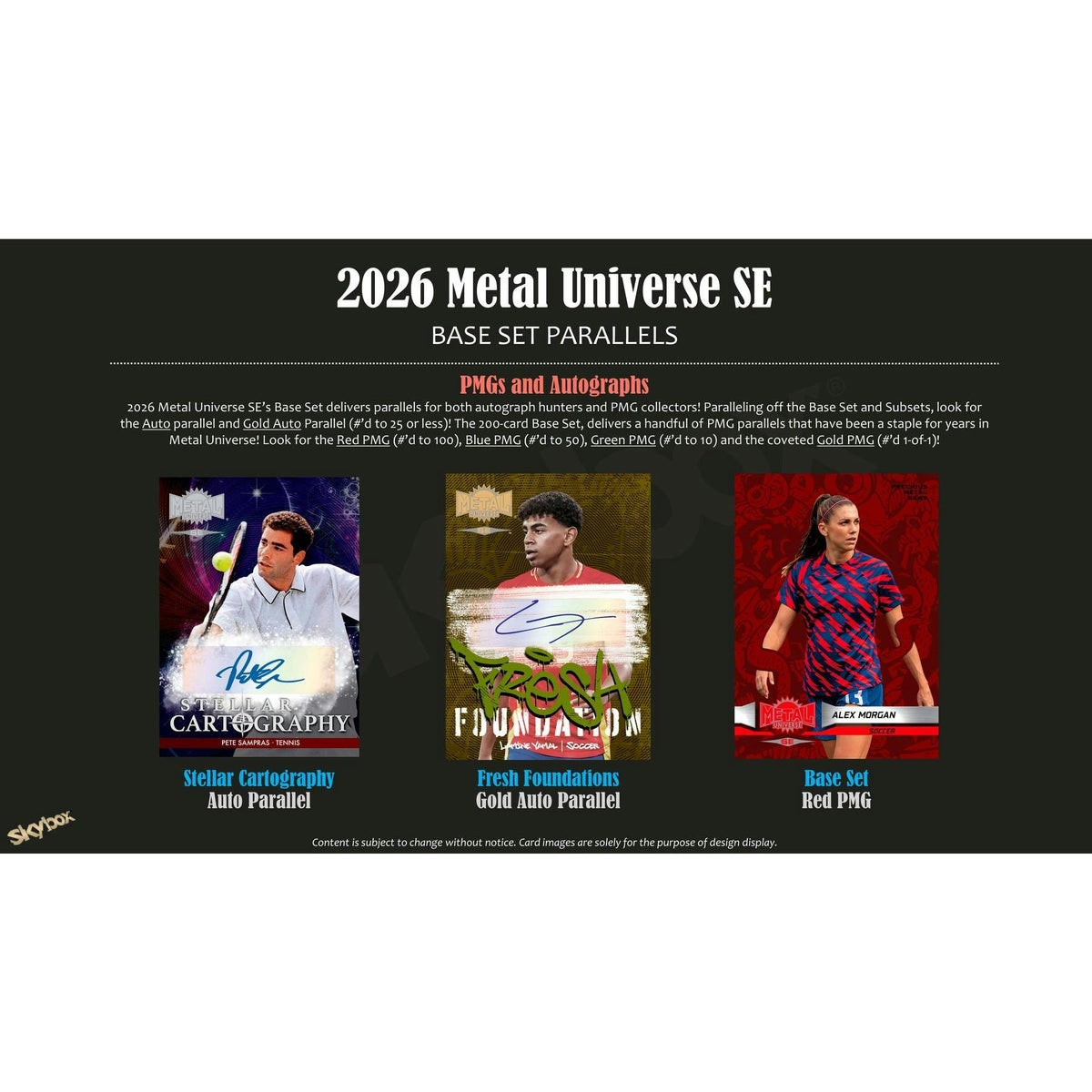 2026 Upper Deck Metal Universe SE Hobby 12-Box Case (Presell)