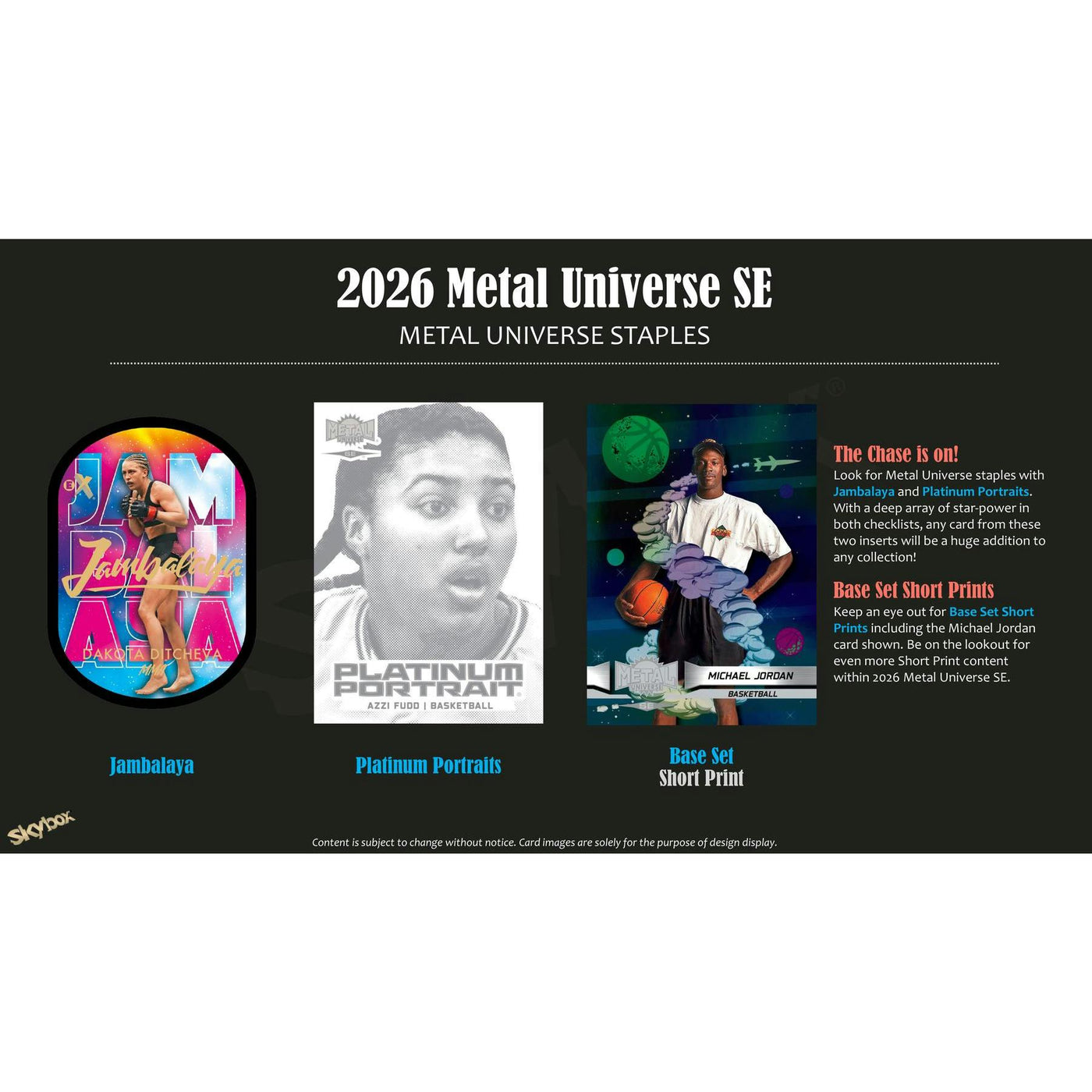 2026 Upper Deck Metal Universe SE Hobby 12-Box Case (Presell)