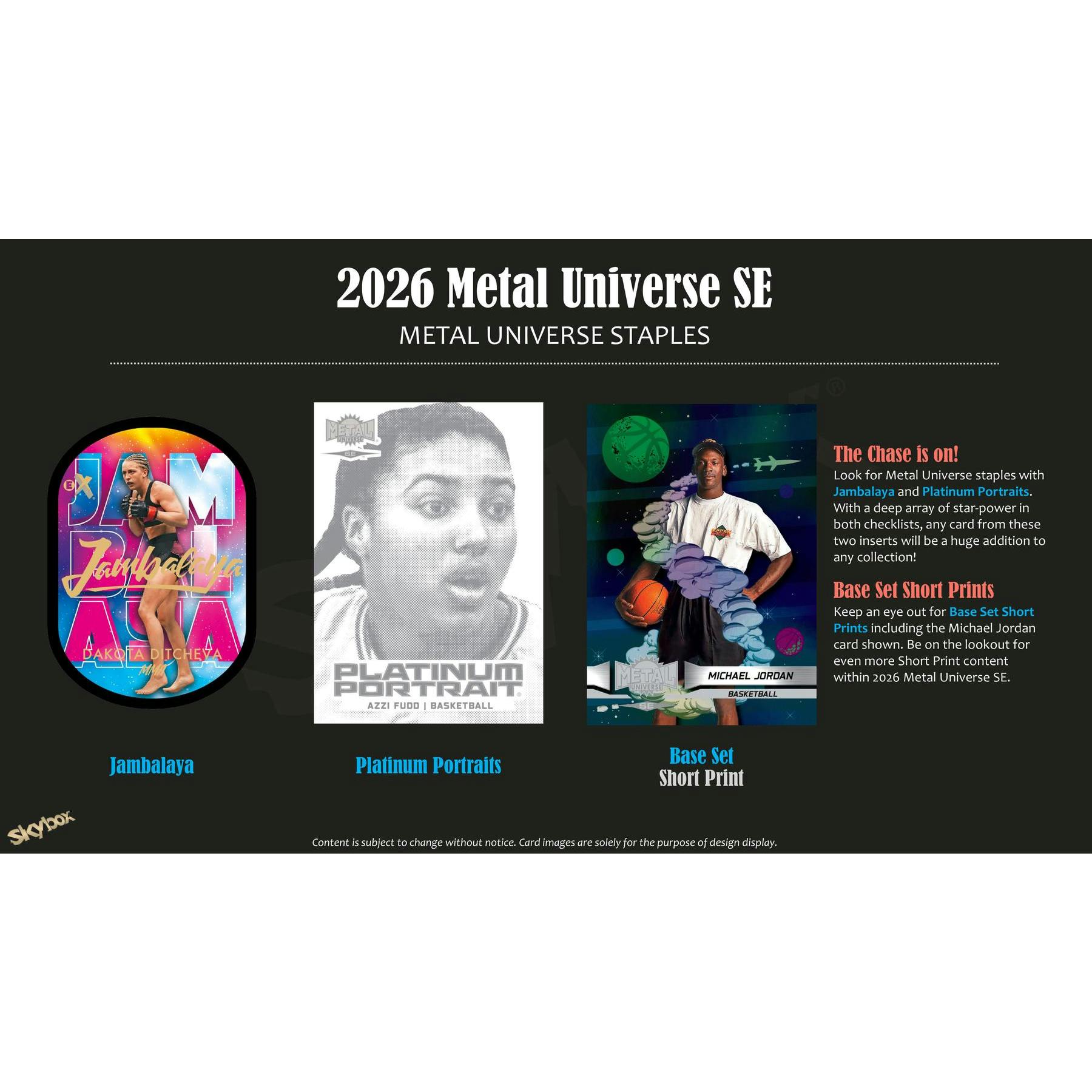 2026 Upper Deck Metal Universe SE Hobby 12-Box Case (Presell)