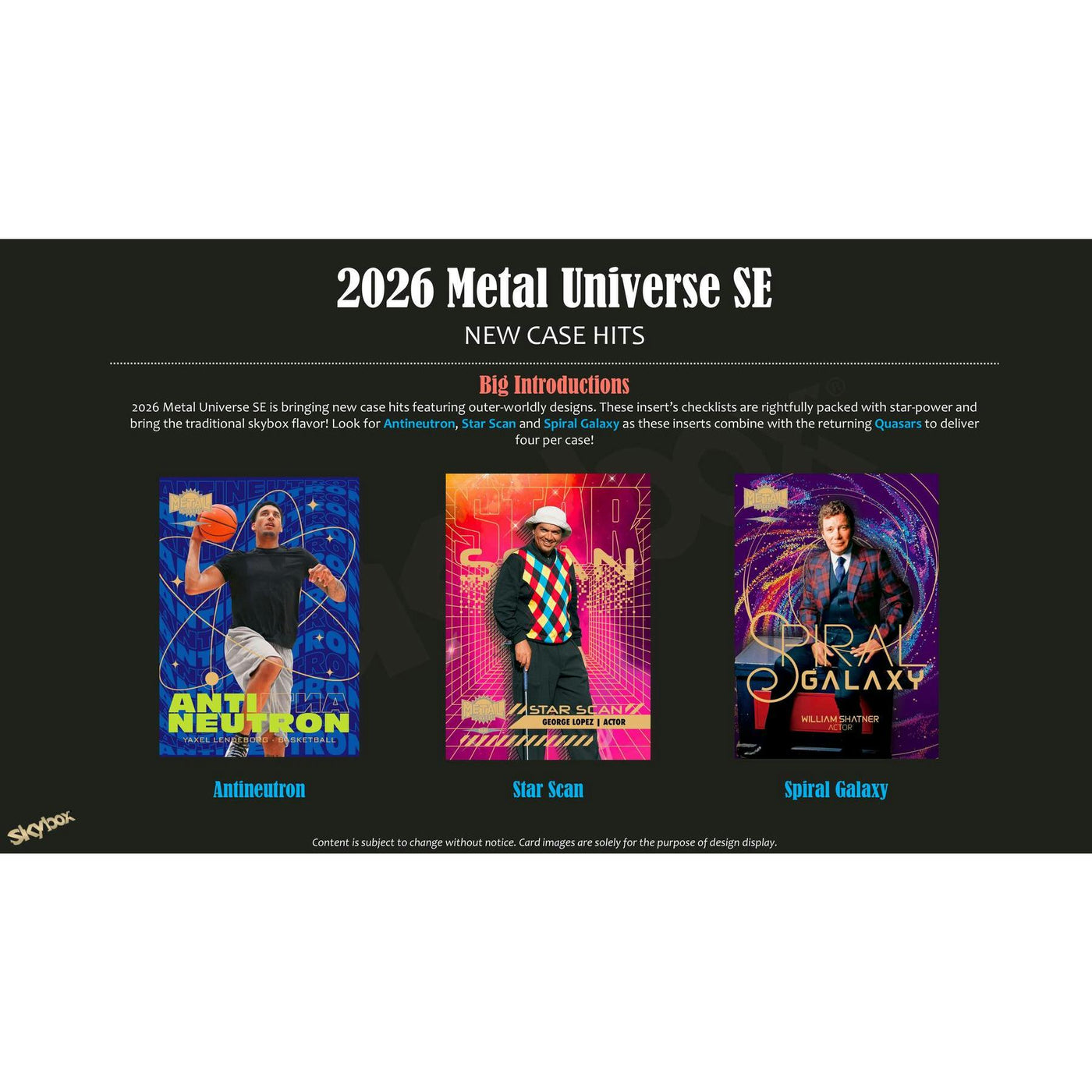 2026 Upper Deck Metal Universe SE Hobby Box (Presell)