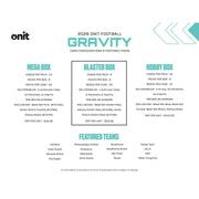 2026 Onit Gravity Football Hobby Box (Presell)