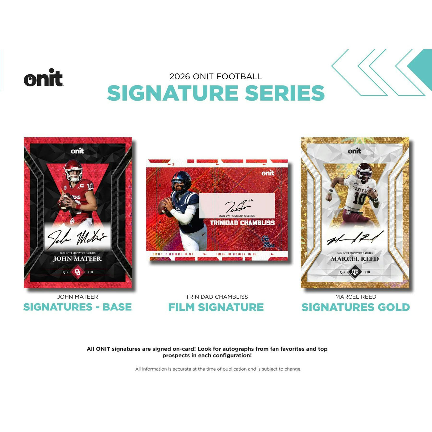 2026 Onit Signature Series Texas Football Single Pack