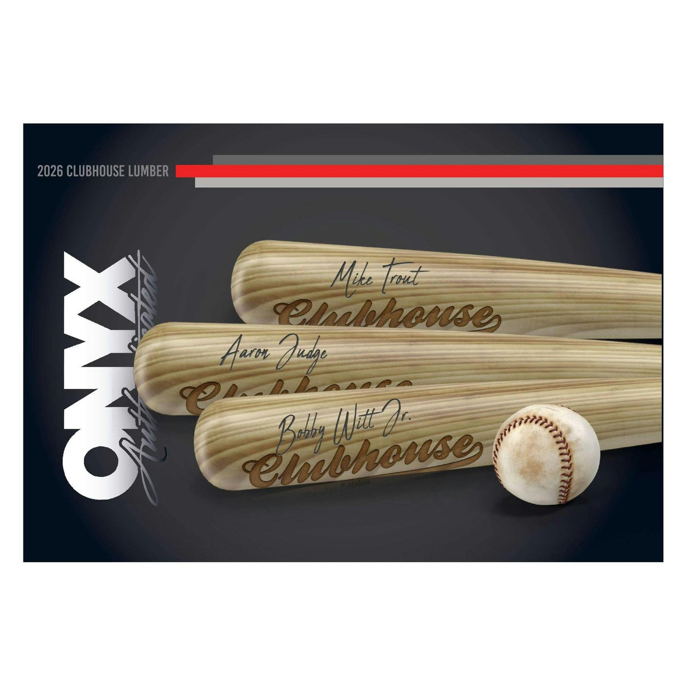 2026 Onyx Clubhouse Lumber Collection Baseball Bat Hobby Box