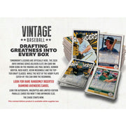 2026 Onyx Vintage Baseball Mega 6-Box Case