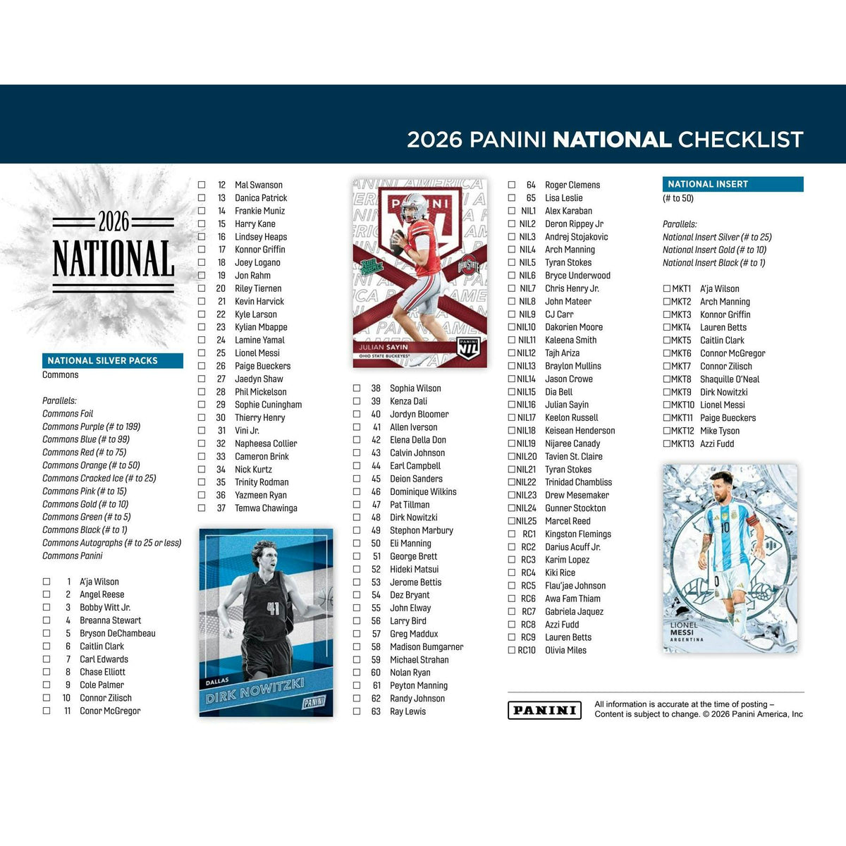 2026 Panini National VIP Online Exclusive Sealed Box (Gold Packs & Gem Box)