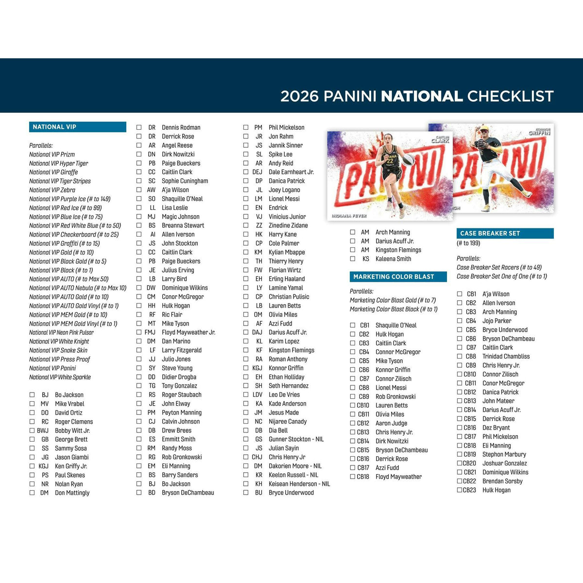 2026 Panini National VIP Online Exclusive Sealed Box (Gold Packs & Gem Box)