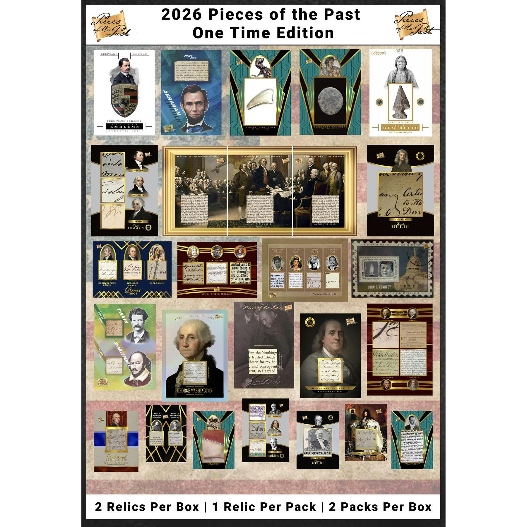 2026 Keepsake Pieces of the Past One Time Edition Hobby 10-Box Case