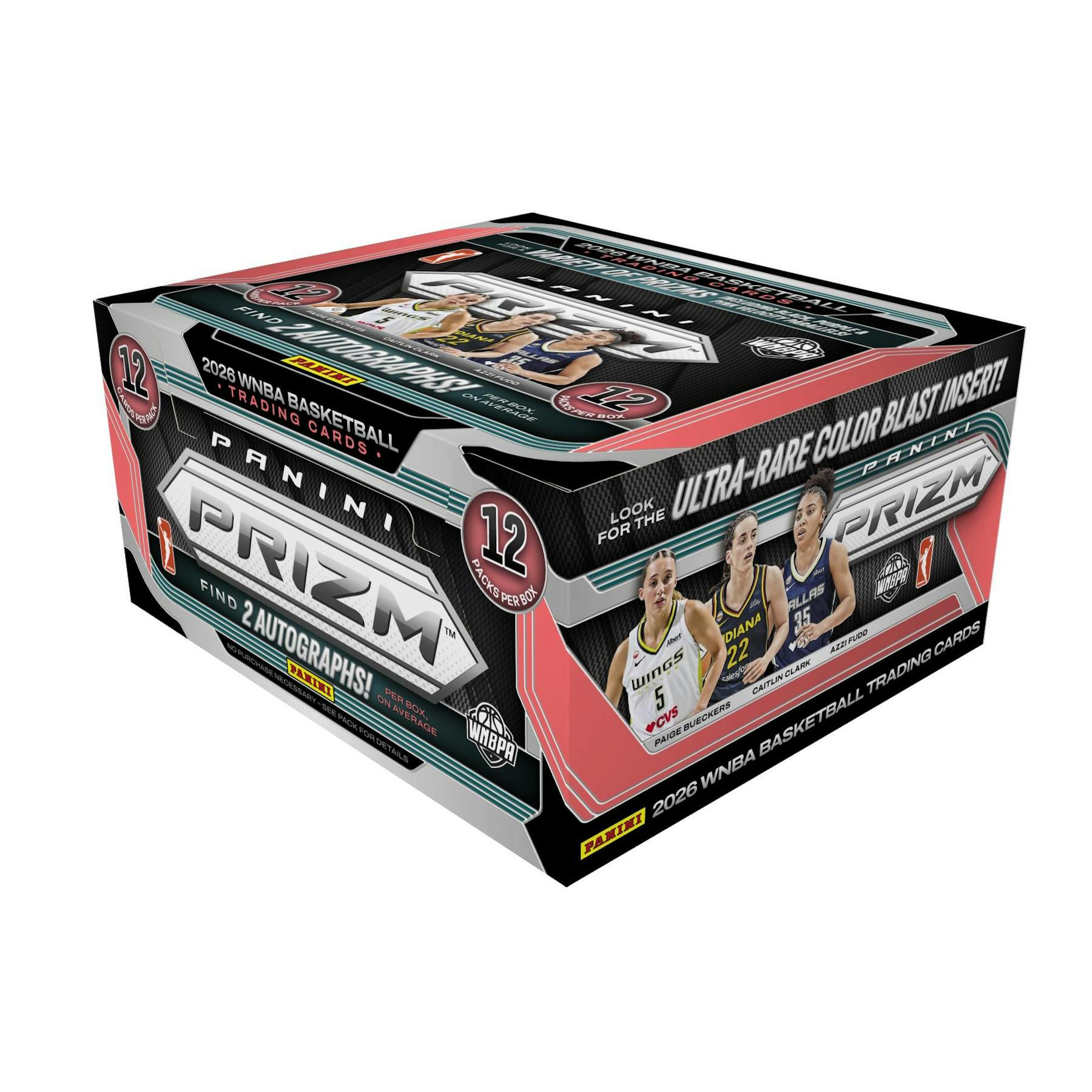 2026 Panini Prizm WNBA Basketball Hobby 12-Box Case (Presell)