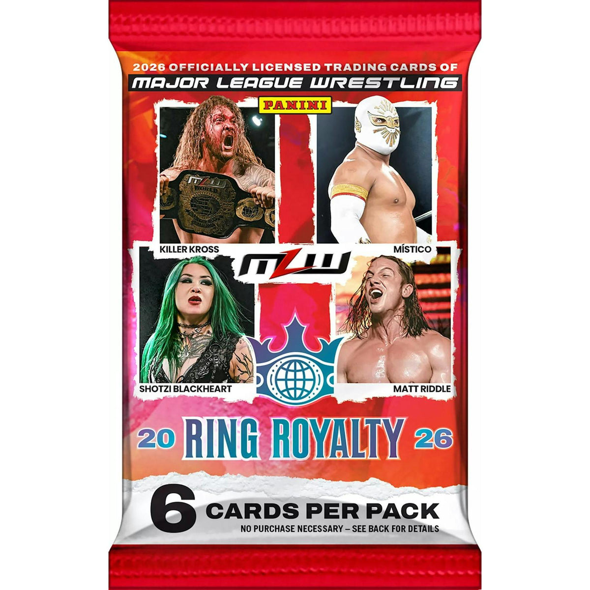 2026 Panini Ring Royalty Major League Wrestling Blaster 20-Box Case