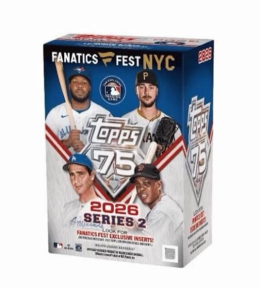 2026 Topps Series 2 Fanatics Fest NYC Baseball Blaster 40-Box Case