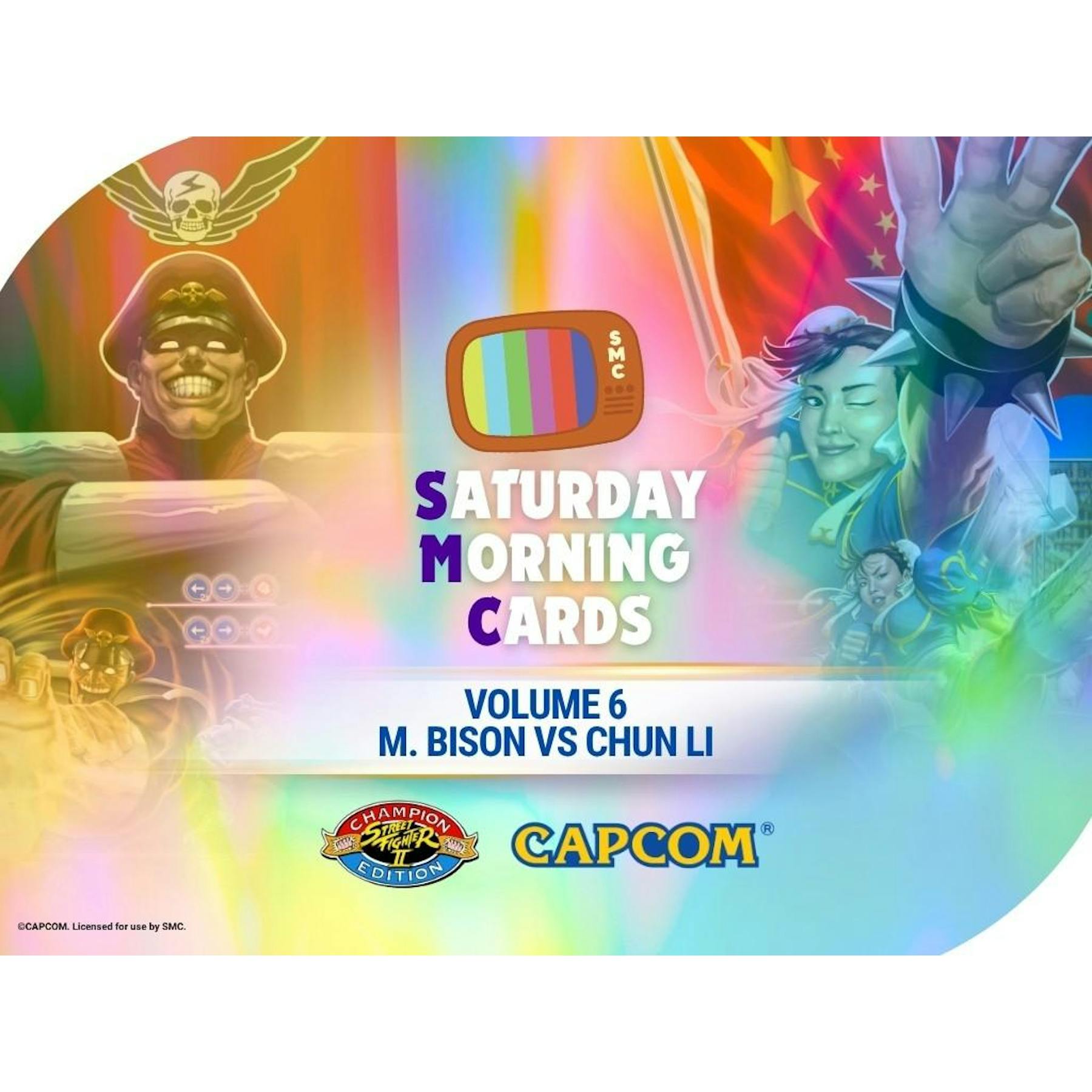 2026 Saturday Morning Cards Street Fighter 2 Volume 6: Chun-Li Vs. Bison Hobby Box