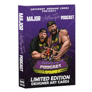 2026 Saturday Morning Cards Matt Cardona The Major Wrestling Figure Podcast Hobby 10-Box Case (Presell)