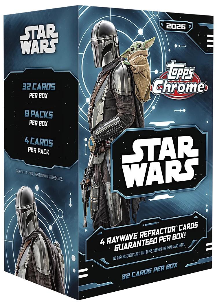 2026 Topps Star Wars Chrome Blaster Box (Presell)