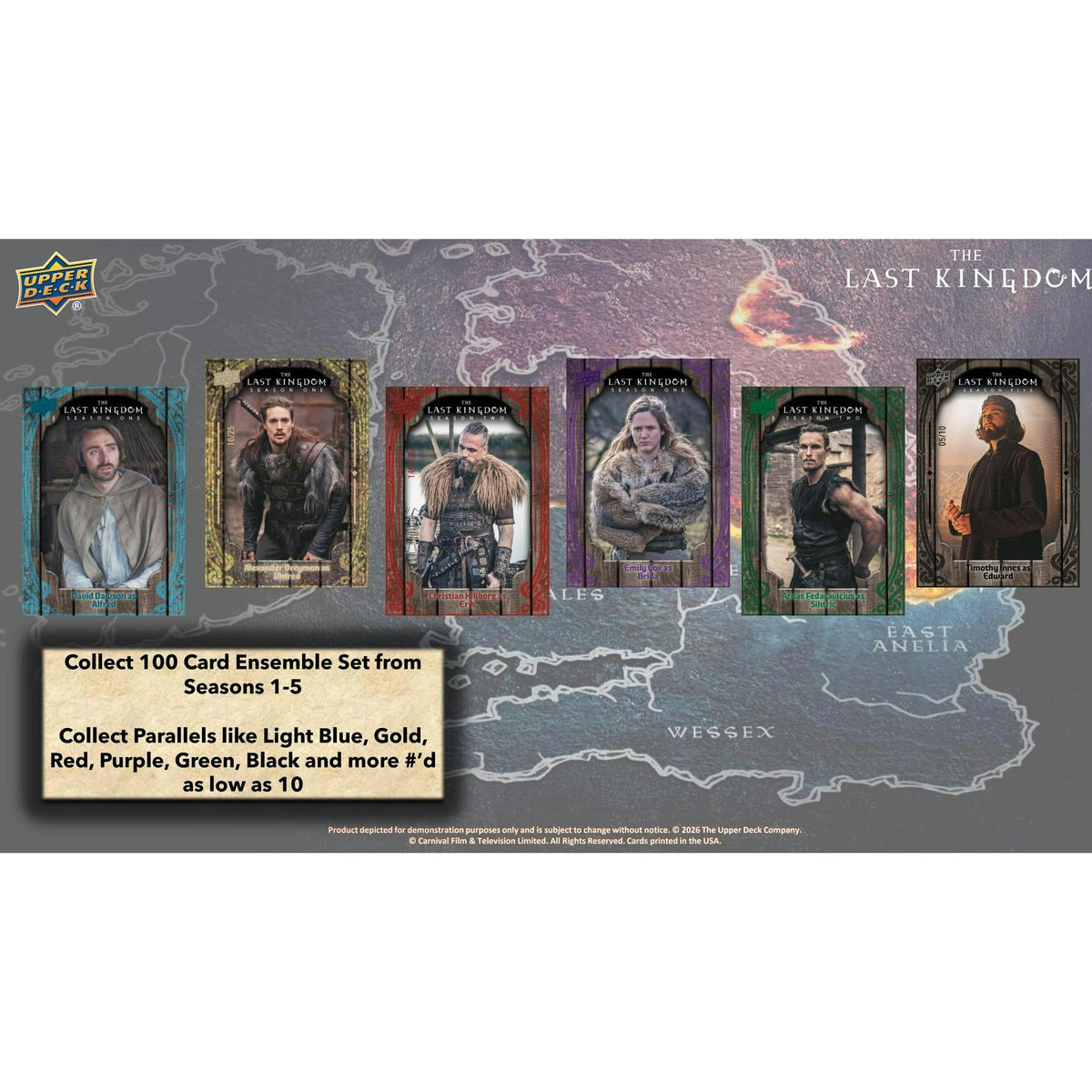2026 Upper Deck The Last Kingdom Seasons 1-5 Hobby Box (Presell)