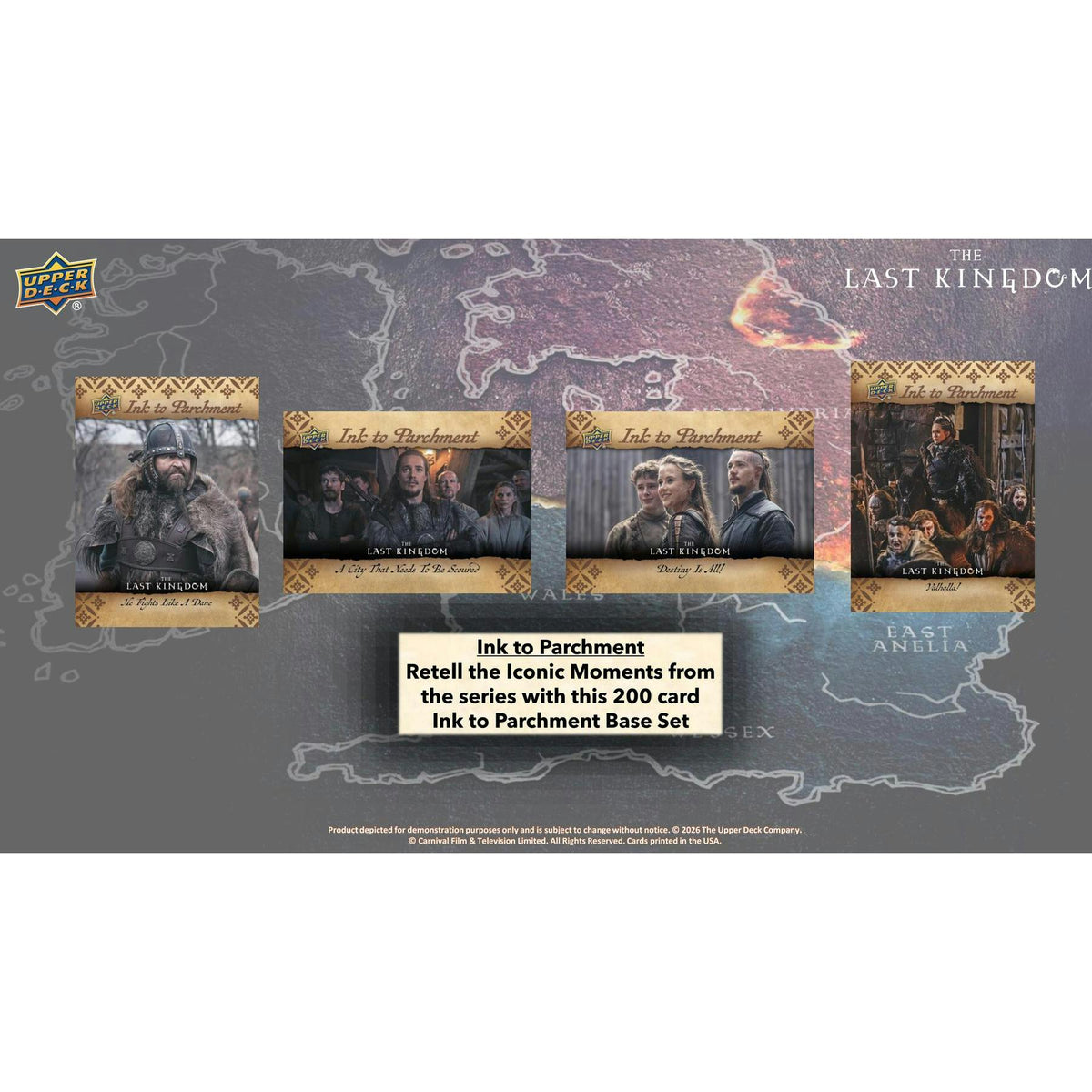 2026 Upper Deck The Last Kingdom Seasons 1-5 Hobby Box (Presell)