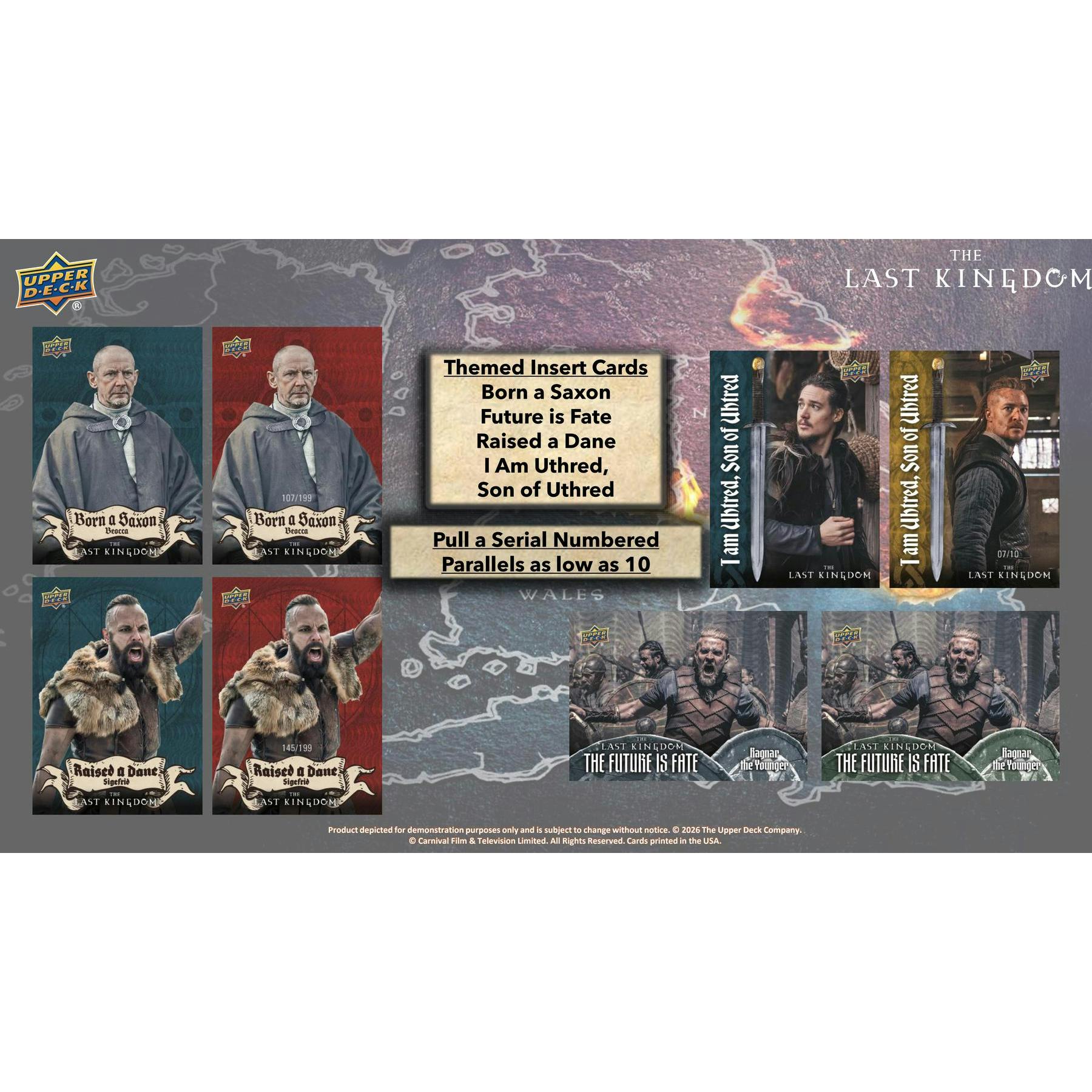 2026 Upper Deck The Last Kingdom Seasons 1-5 Hobby 16-Box Case (Presell)