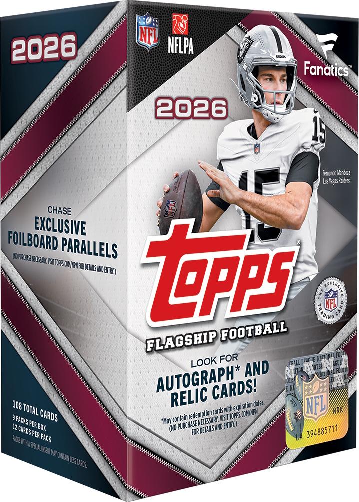 2026 Topps Football Fanatics Blaster Box