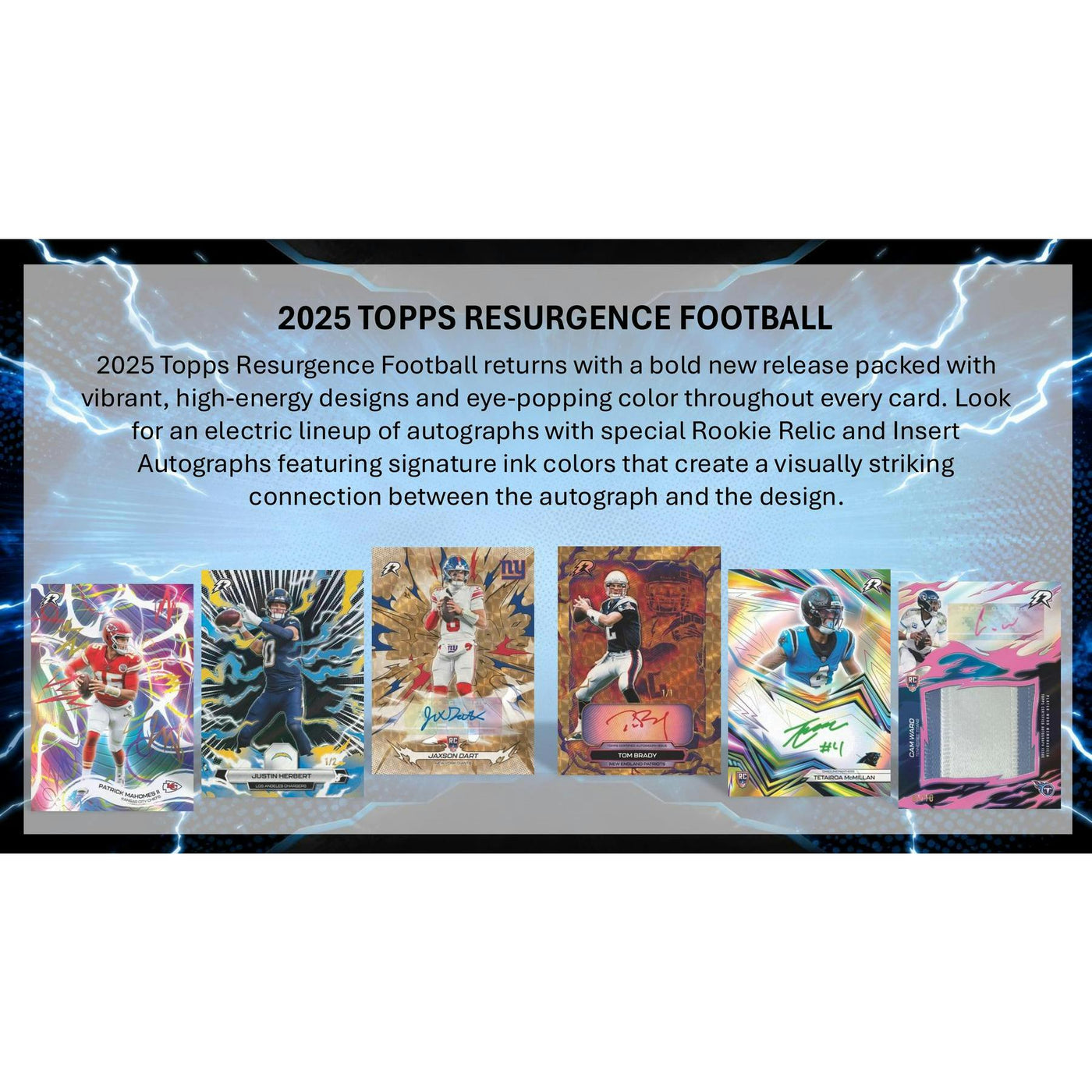 2025 Topps Resurgence Football Blaster Box