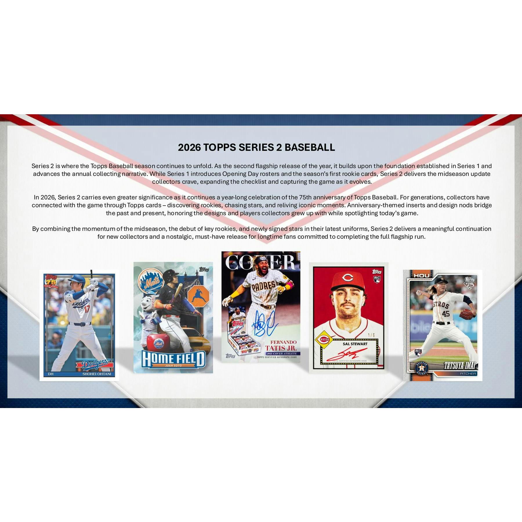 2026 Topps Series 2 Baseball Hobby Jumbo Box