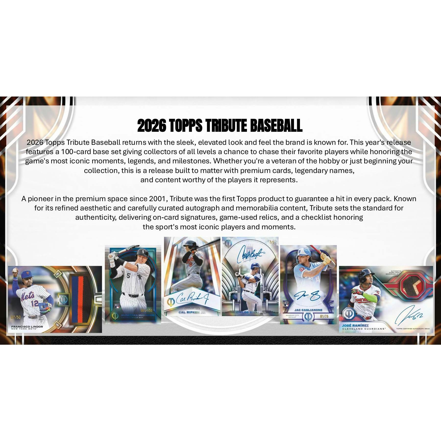 2026 Topps Tribute Baseball Hobby Box
